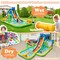Kids Inflatable Water Slide Bounce House Splash Pool Climbing Wall Games